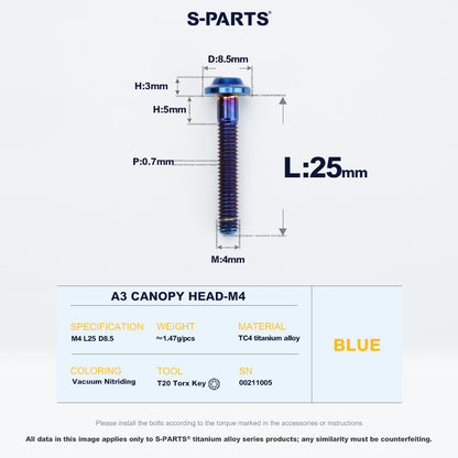 A3 Canopy Head M4 D8.5