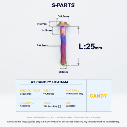 A3 Canopy Head M4 D8.5