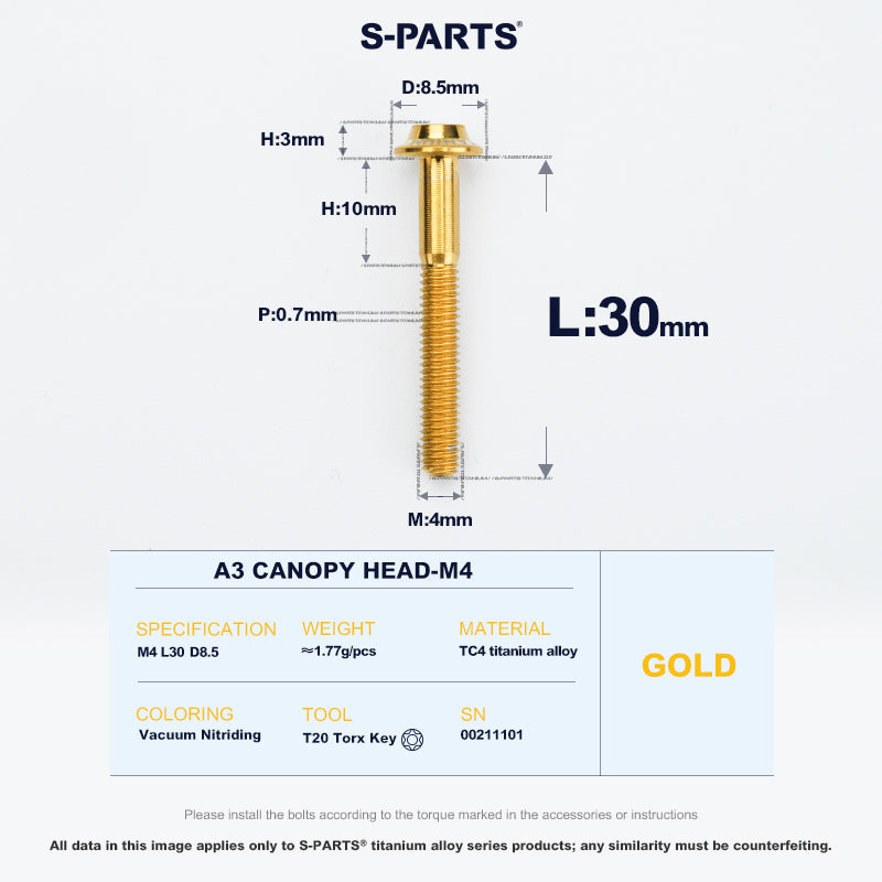 A3 Canopy Head M4 D8.5