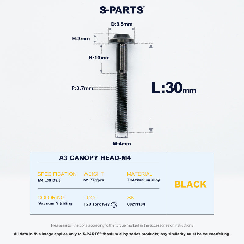 A3 Canopy Head M4 D8.5