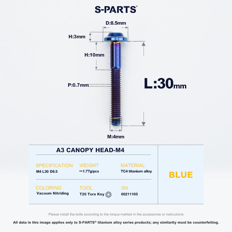 A3 Canopy Head M4 D8.5