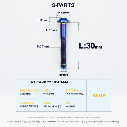 A3 Canopy Head M4 D8.5