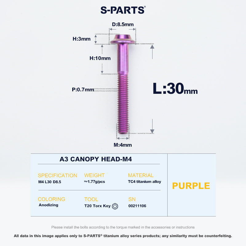 A3 Canopy Head M4 D8.5