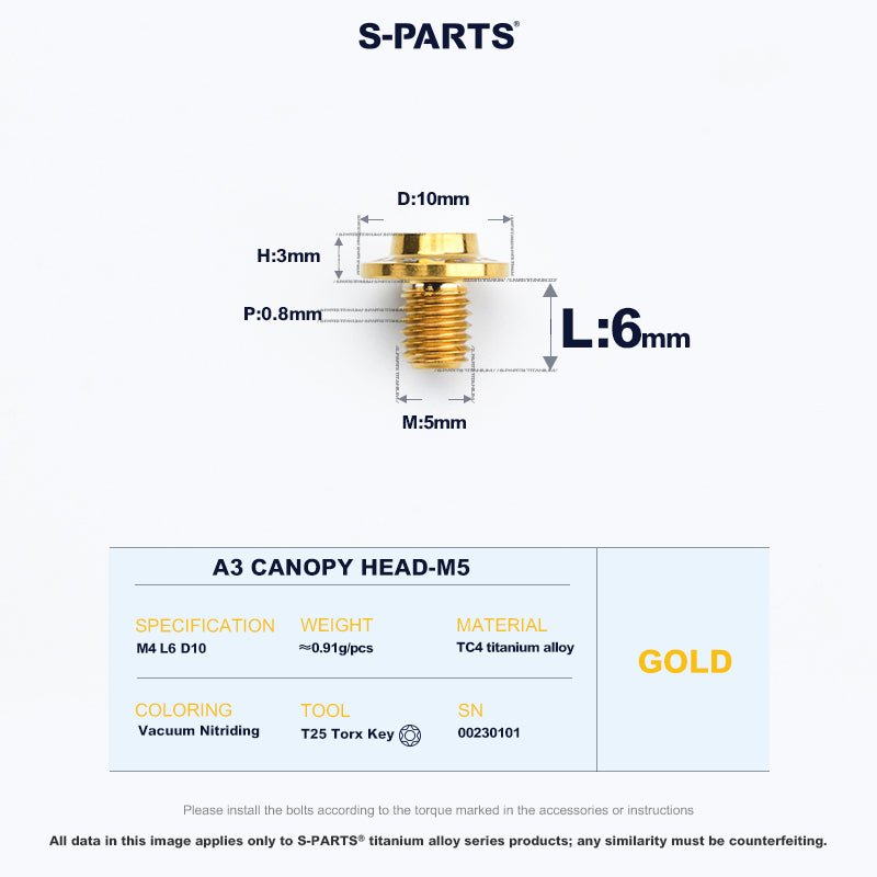 A3 Canopy Head M5 D10
