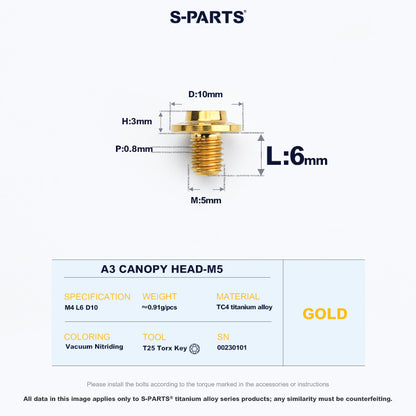 A3 Canopy Head M5 D10