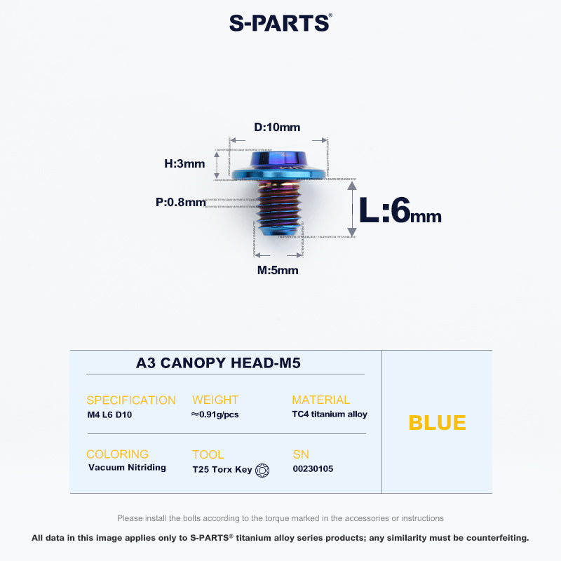 A3 Canopy Head M5 D10