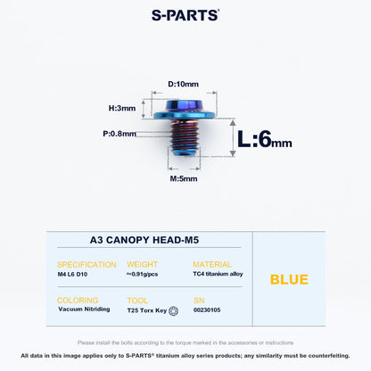 A3 Canopy Head M5 D10