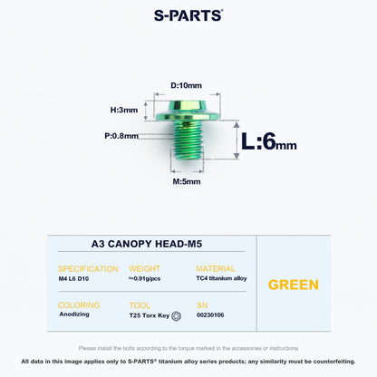 A3 Canopy Head M5 D10