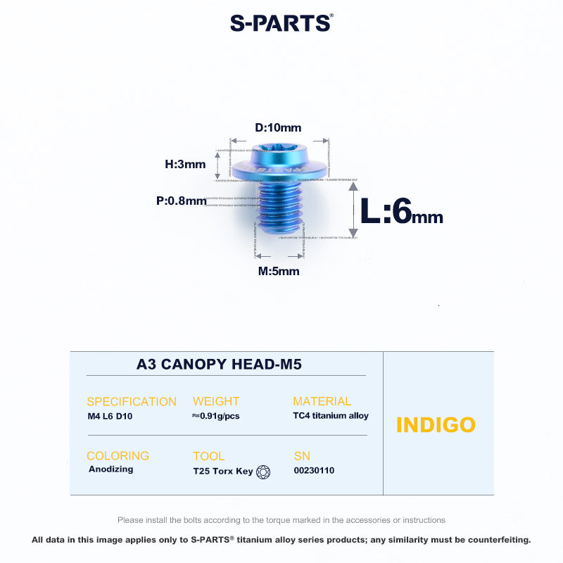 A3 Canopy Head M5 D10