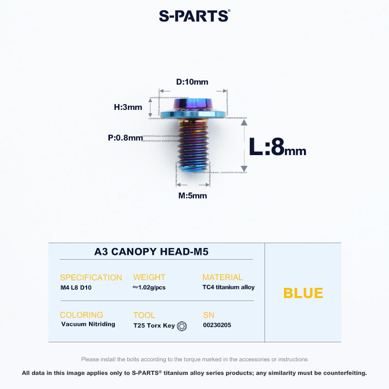 A3 Canopy Head M5 D10