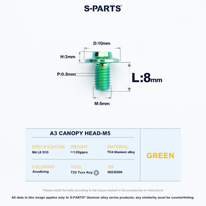 A3 Canopy Head M5 D10