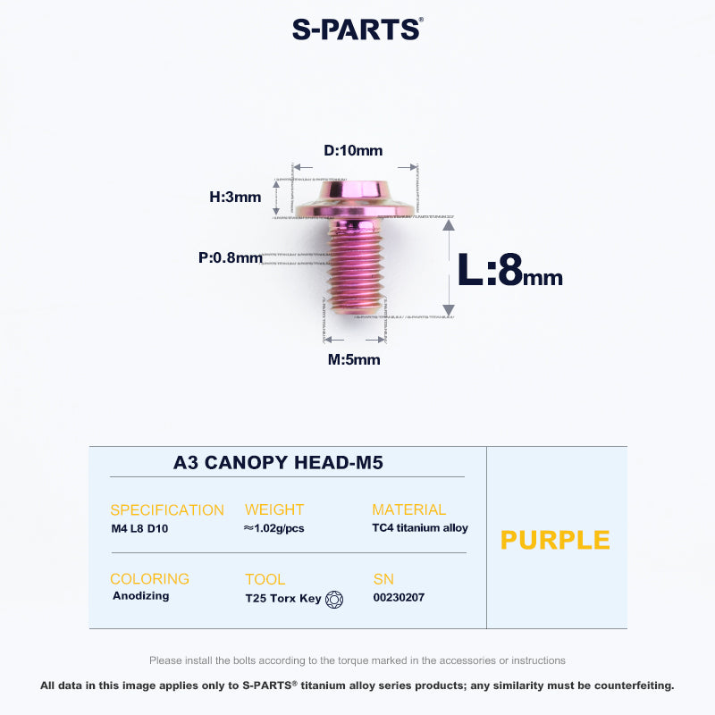 A3 Canopy Head M5 D10
