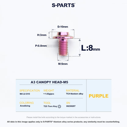 A3 Canopy Head M5 D10