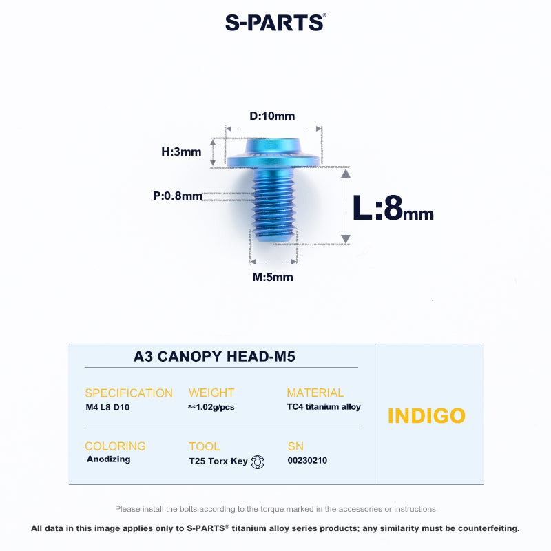 A3 Canopy Head M5 D10