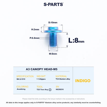 A3 Canopy Head M5 D10