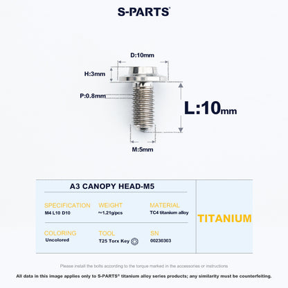 A3 Canopy Head M5 D10
