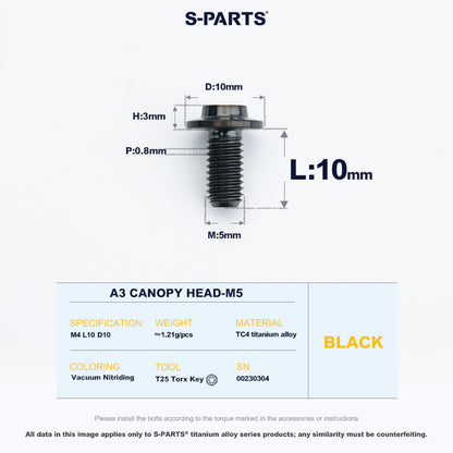 A3 Canopy Head M5 D10