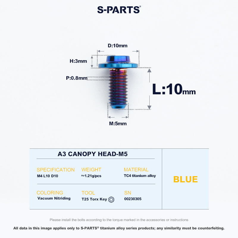 A3 Canopy Head M5 D10