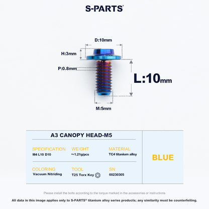 A3 Canopy Head M5 D10