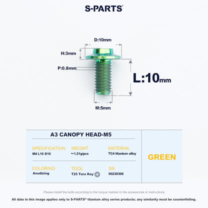 A3 Canopy Head M5 D10