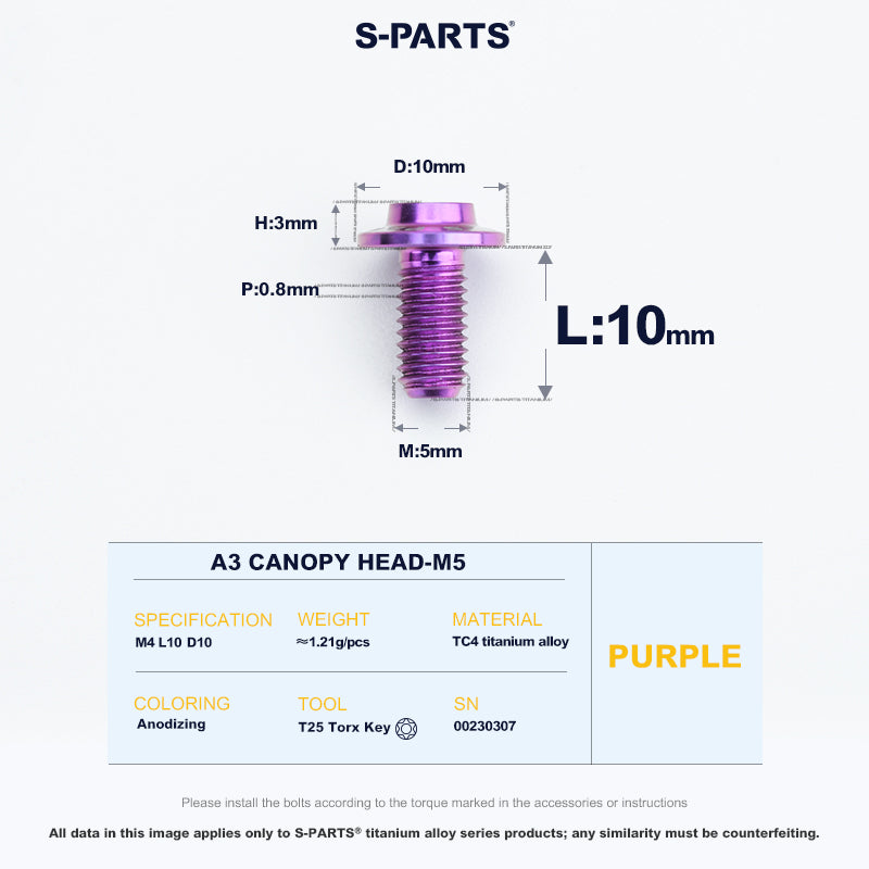 A3 Canopy Head M5 D10