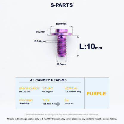 A3 Canopy Head M5 D10