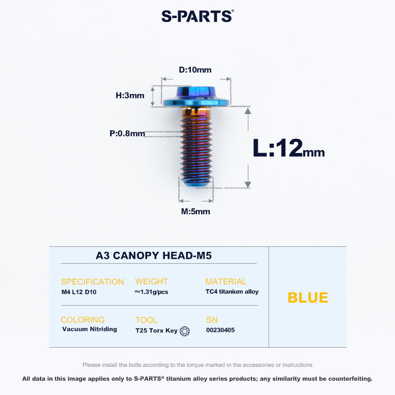 A3 Canopy Head M5 D10