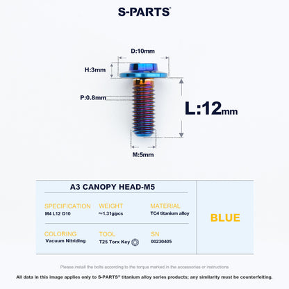 A3 Canopy Head M5 D10
