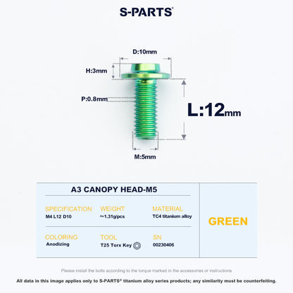 A3 Canopy Head M5 D10