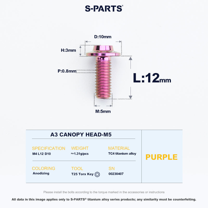 A3 Canopy Head M5 D10