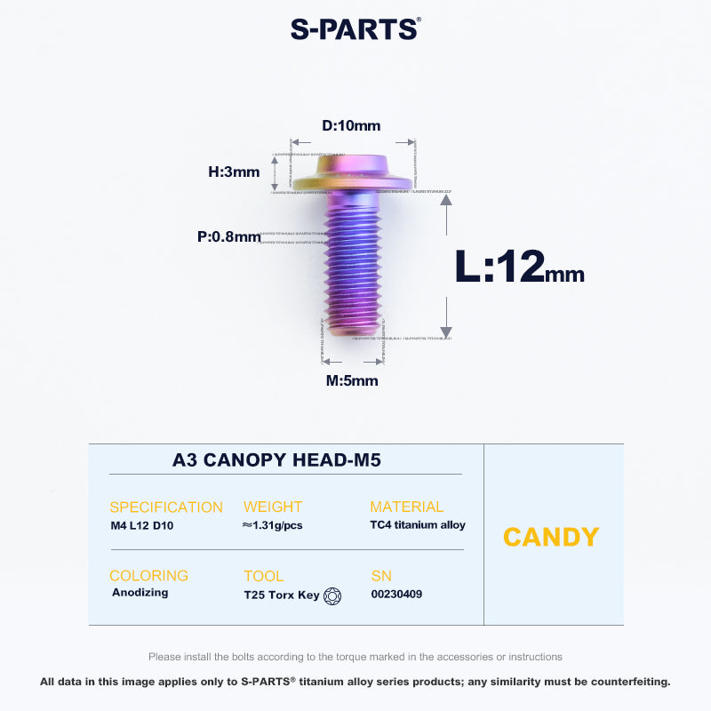 A3 Canopy Head M5 D10