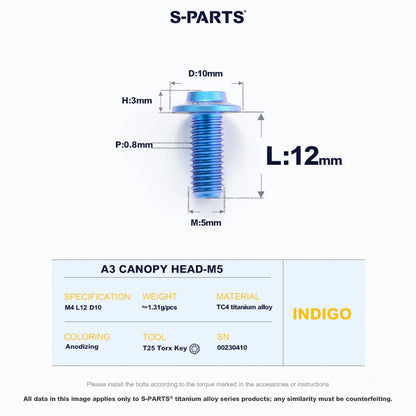 A3 Canopy Head M5 D10