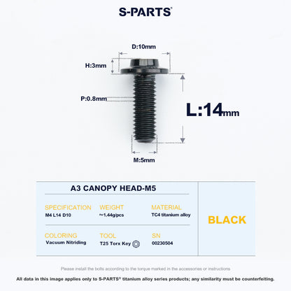 A3 Canopy Head M5 D10