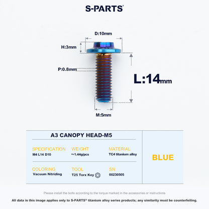 A3 Canopy Head M5 D10
