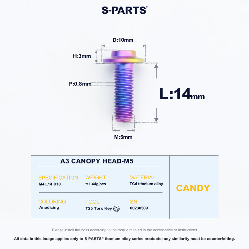 A3 Canopy Head M5 D10