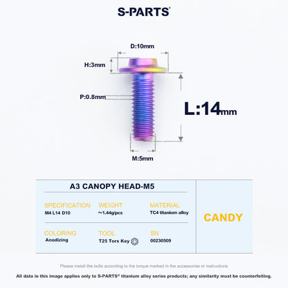 A3 Canopy Head M5 D10