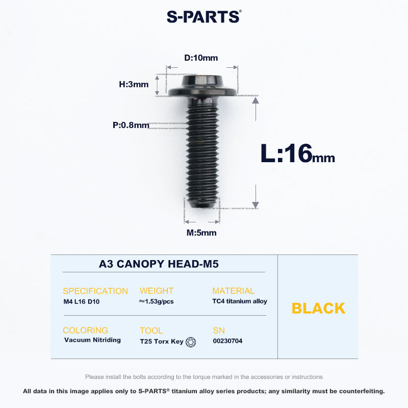A3 Canopy Head M5 D10