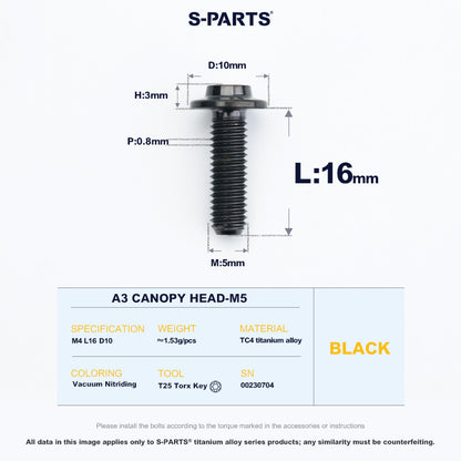 A3 Canopy Head M5 D10