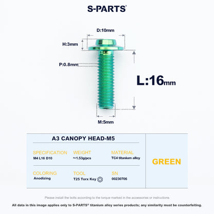 A3 Canopy Head M5 D10