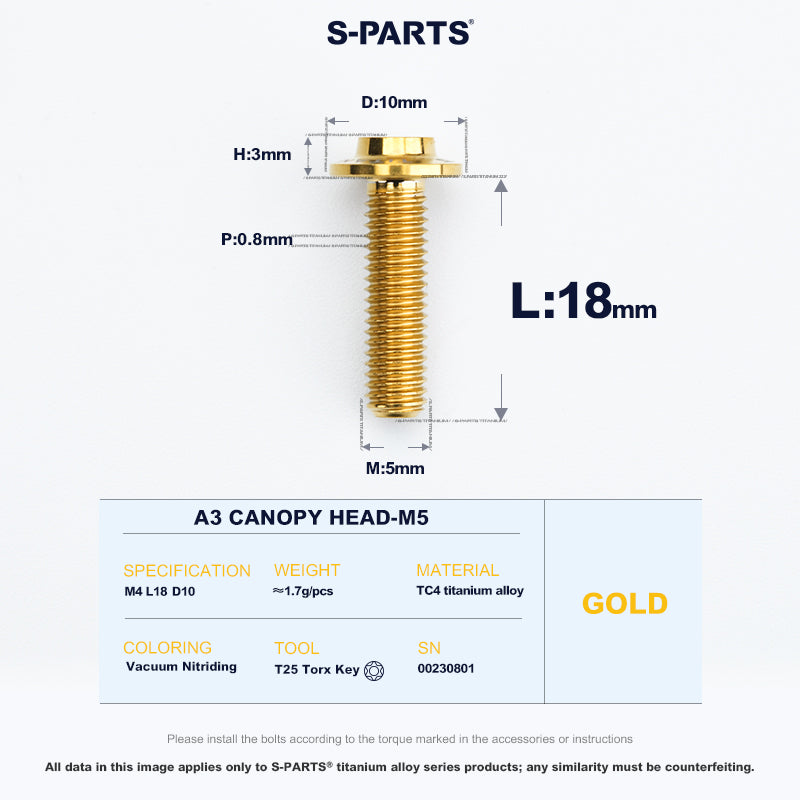 A3 Canopy Head M5 D10