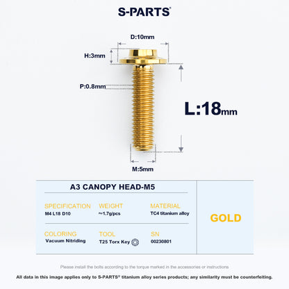 A3 Canopy Head M5 D10