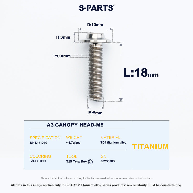A3 Canopy Head M5 D10