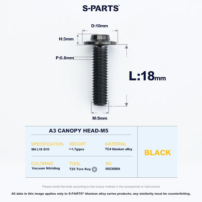 A3 Canopy Head M5 D10