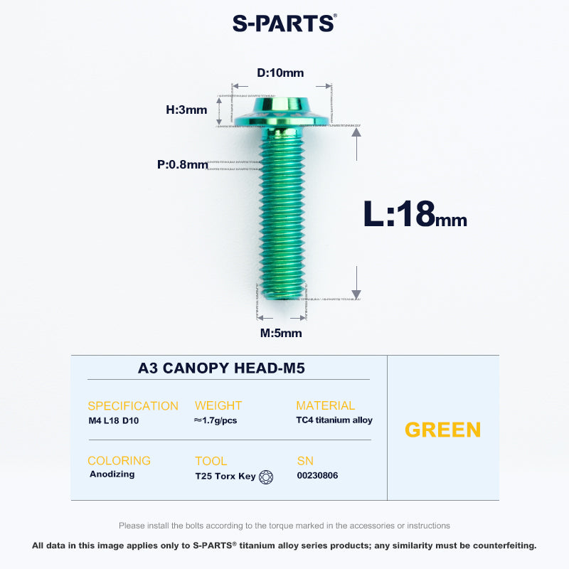 A3 Canopy Head M5 D10