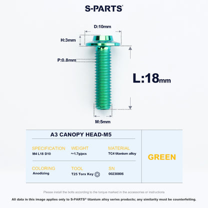 A3 Canopy Head M5 D10