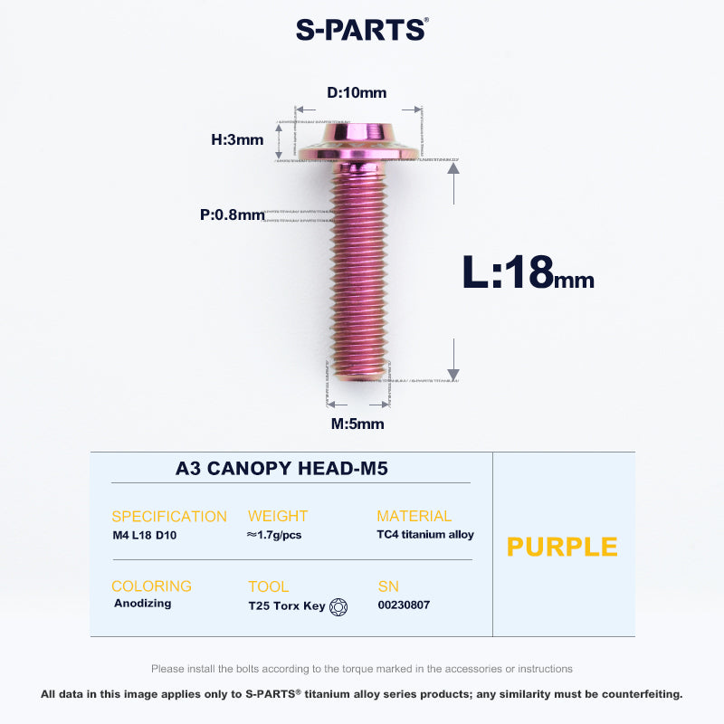 A3 Canopy Head M5 D10