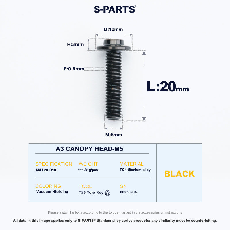 A3 Canopy Head M5 D10