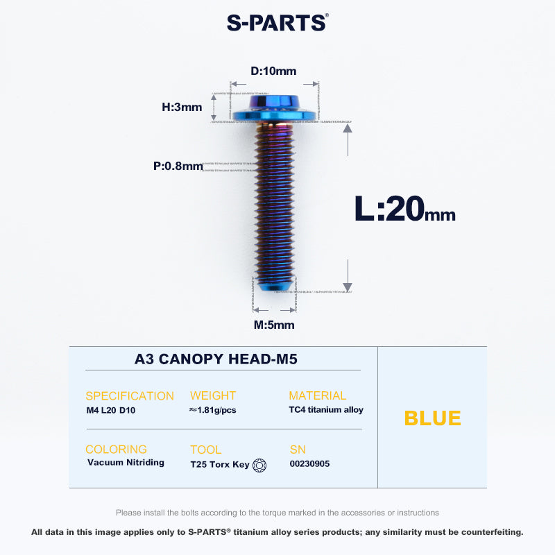 A3 Canopy Head M5 D10