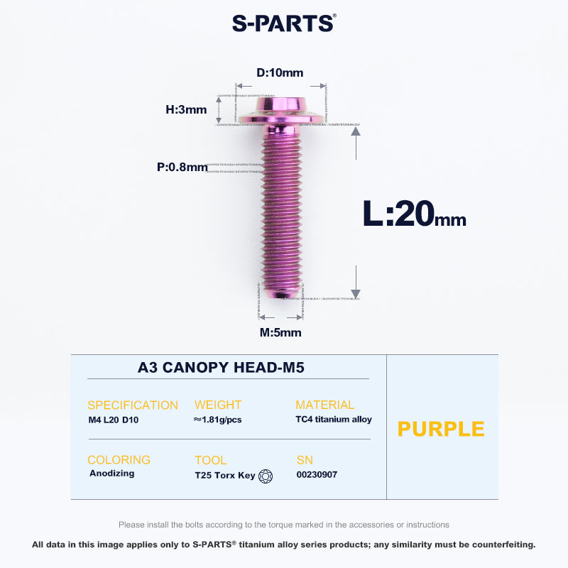 A3 Canopy Head M5 D10