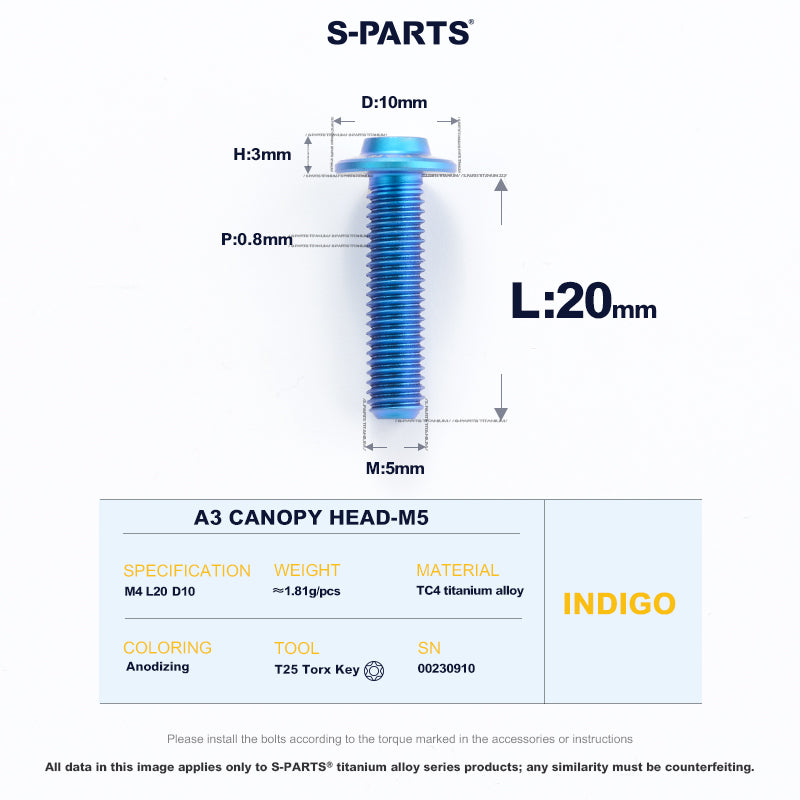 A3 Canopy Head M5 D10